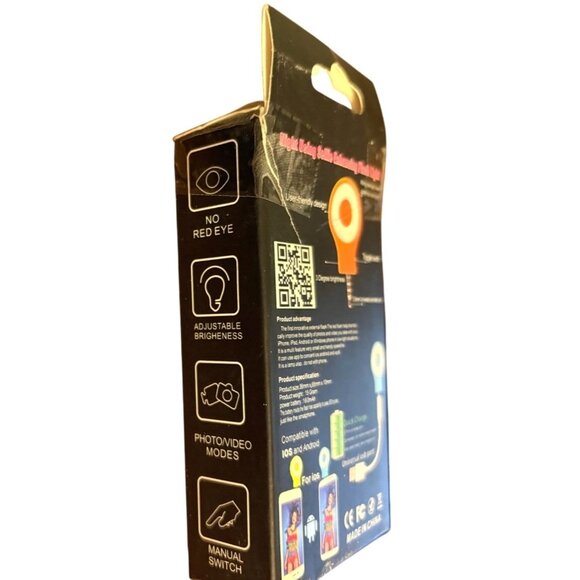 RK-07 Selfie Enhancing Flash Light For iOS & Android With USB Cable - Picture 7 of 10